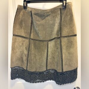 Vintage SMH Leather Skirt